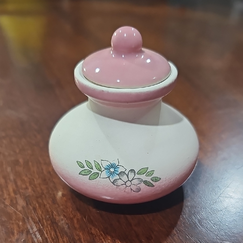 Vintage Decorative Country Pottery Air Freshner Empty Pot Mini Fragrance Jar